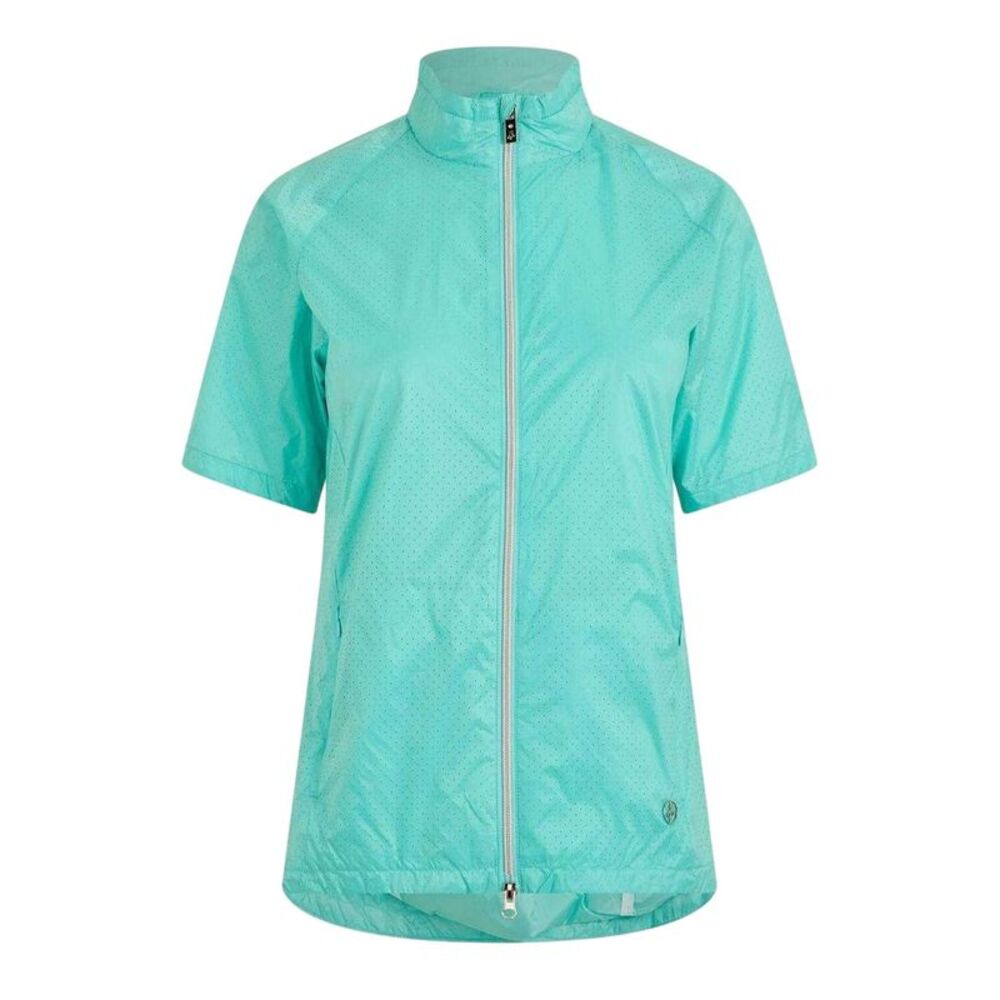 Calvin Klein Womens/Ladies Perforated Regular Golf Windbreaker / Aqua